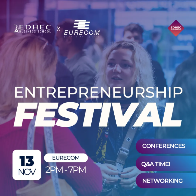 Festival de l'entrepreneuriat EURECOM x EDHEC 2025