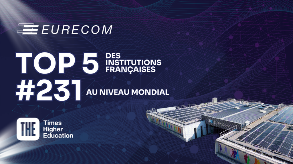 EURECOM entre dans le Top 5 des institutions françaises du THE World University Rankings 2027